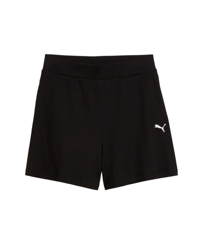 Calça Puma Essentials Elevated High-Ri, Preto Mulher