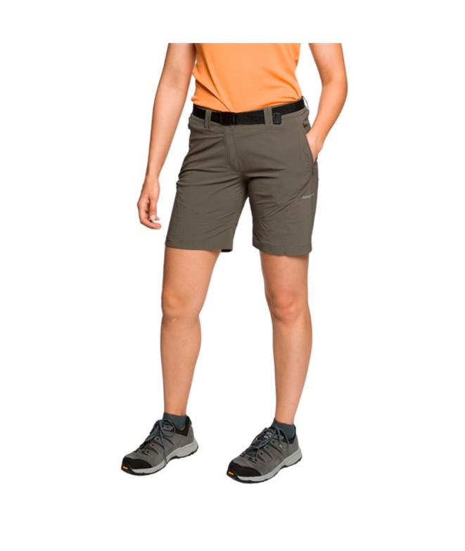 Calça Curtos Trangoworld Assy Sf Mulher Marrom