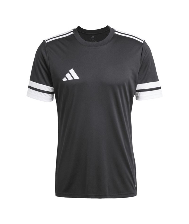 Camiseta de Fútbol adidas Squadra25 Jsy Hombre Negro/Blanco