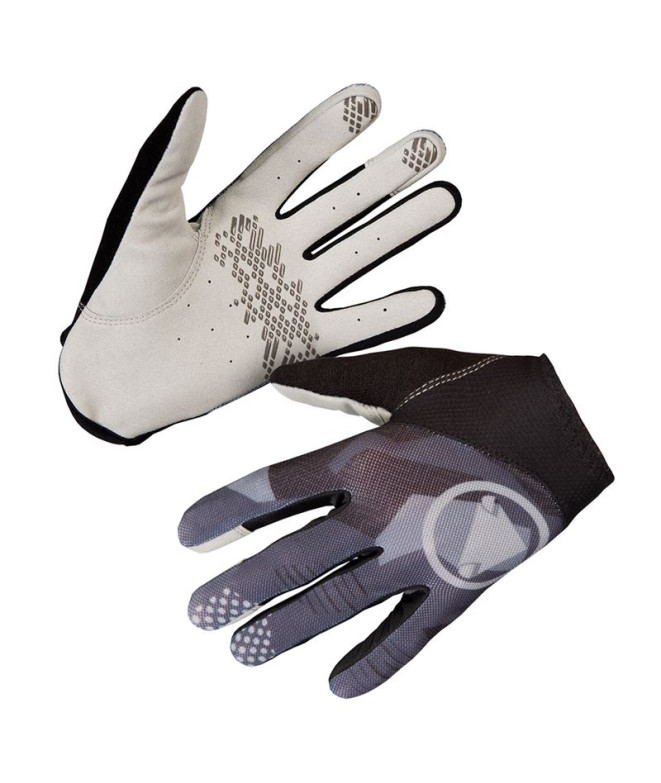 Guantes de Ciclismo Endura Hummvee Lite Icon  Hombre Gris Camo