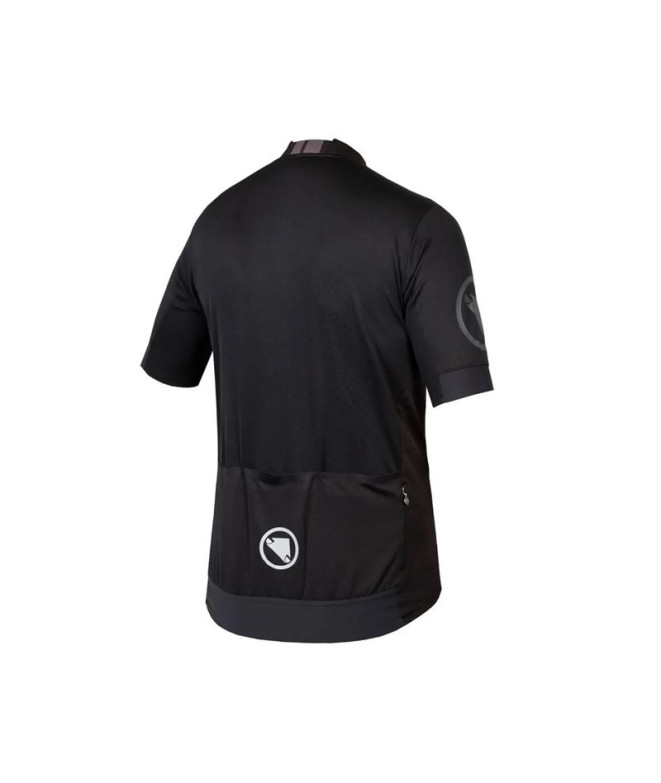 Camiseta de Ciclismo Endura Fs260 S/S Homem Preto