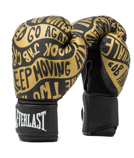 Luvas de Boxe Everlast Fse Spark Preto/Dourado