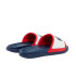 Chanclas Lacoste Serve Slide Dual 1252Cma Hombre Blanco/Azul Marino/Rojo