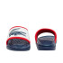 Tongs Lacoste Serve Slide Dual 1252Cma Homme Blanc/Bleu Marine/Rouge