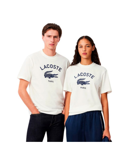 T-shirt Lacoste T-shirt Unisexe Farine 2