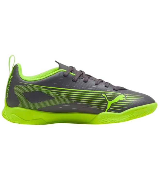 Zapatillas de Fútbol sala Puma Ultra 5 Play It ,Matte Aged Silve, Niño