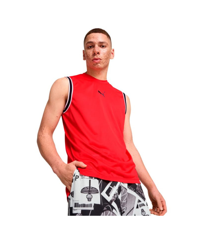 Camiseta Puma Winning Mesh Hombre Rojo