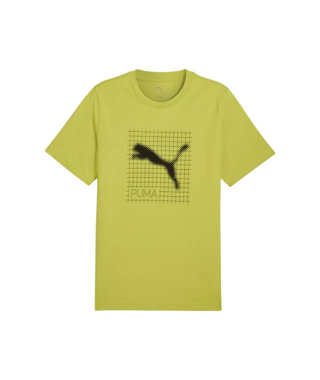 Camiseta Puma tech Graphic Sea Kelp Hombre