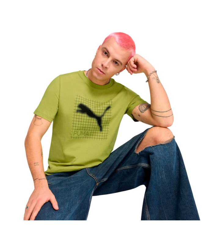 T-shirt Puma tech Graphic Sea Kelp Homme