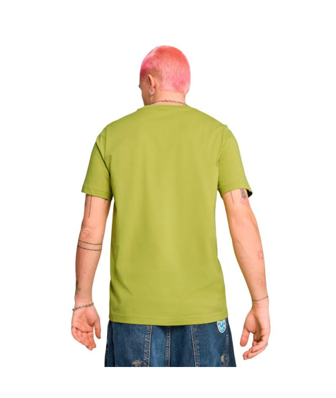 Camiseta Puma tech Graphic Sea Kelp Homem