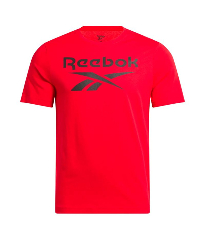 Camiseta Reebok Reebok Identity Big Hombre Rojo