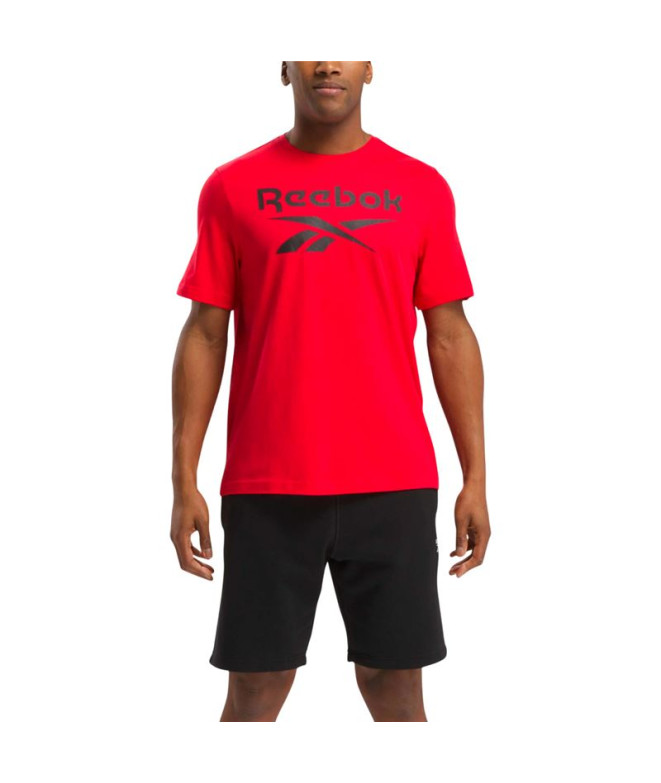 Camiseta Reebok Reebok Identity Big Hombre Rojo