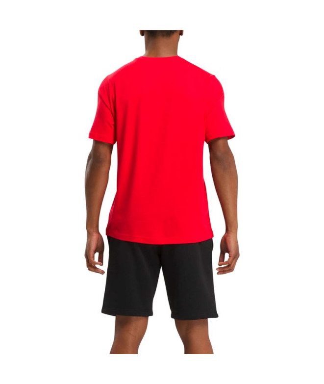 Camiseta Reebok Reebok Identity Big Hombre Rojo