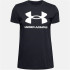 Camiseta Under Armour UA Sportstyle Logo Mulher Preto