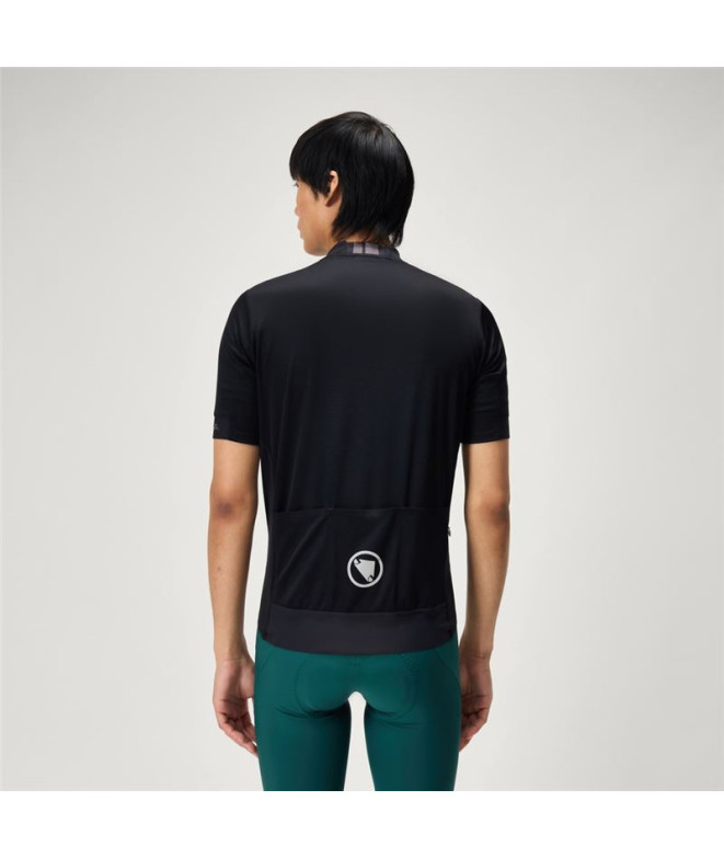 Camiseta de Ciclismo Endura Fs260 S/S Homem Preto