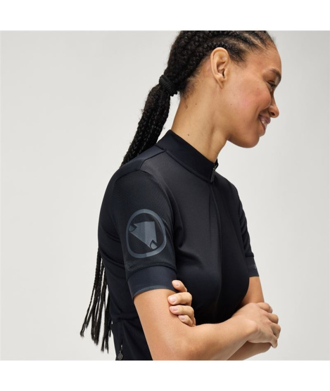 T-shirt de Cyclisme Endura Wms Fs260 S/S II Bk...