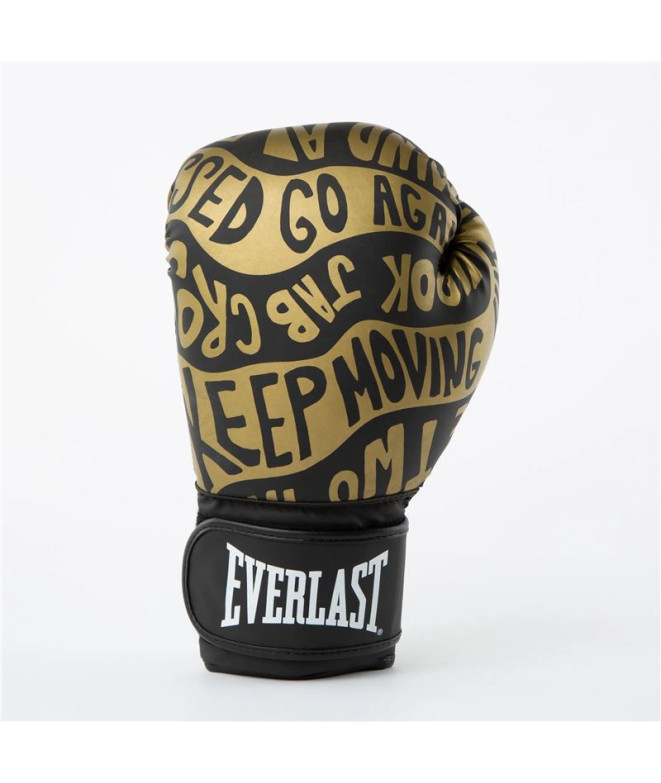 Luvas de Boxe Everlast Fse Spark Preto/Dourado