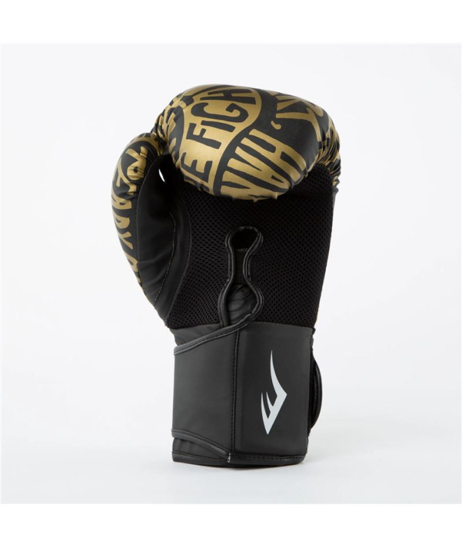 Luvas de Boxe Everlast Fse Spark Preto/Dourado