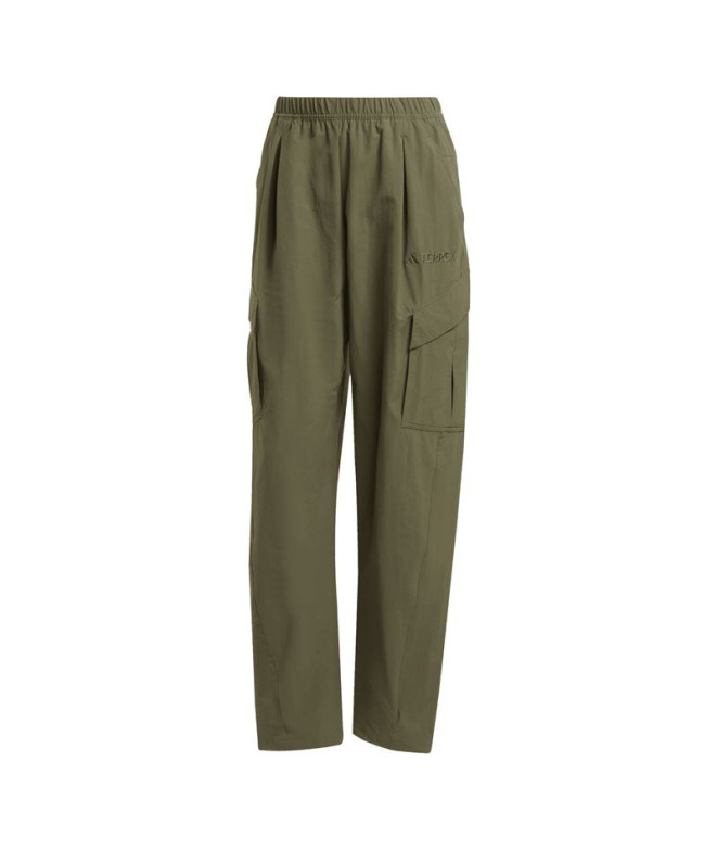 Pantalones de Montaña adidas Cargo Mujer Verde Oscuro