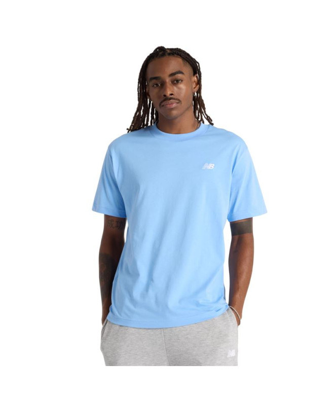 Camiseta New Balance Sport Essentials Cotton Hombre Cielo Eléctrico