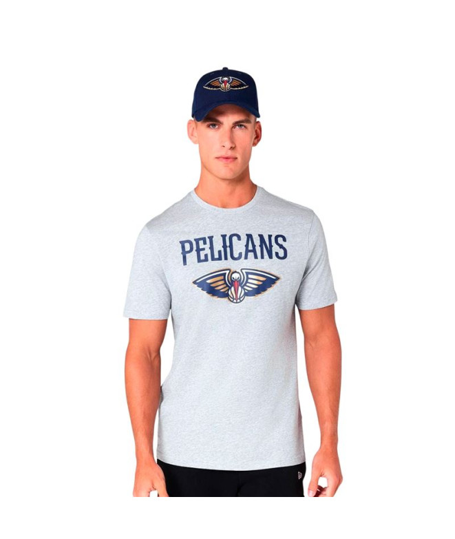 Camiseta New Era NOS NBA REGULAR New Orleans Pelicans HGR Hombre