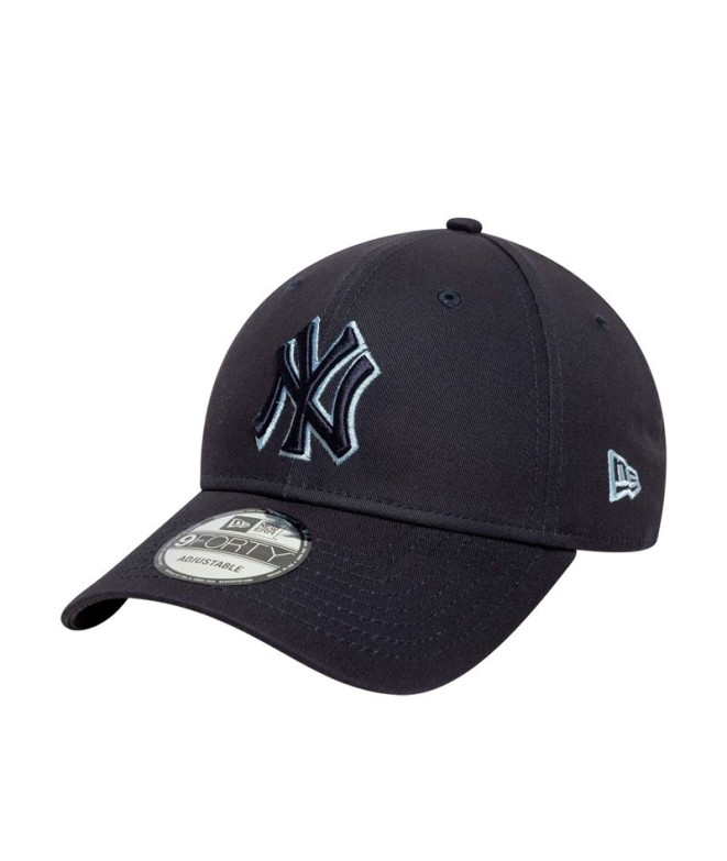 Gorra New Era Team Outline 9Forty Neyyan Hombre Azul Marino