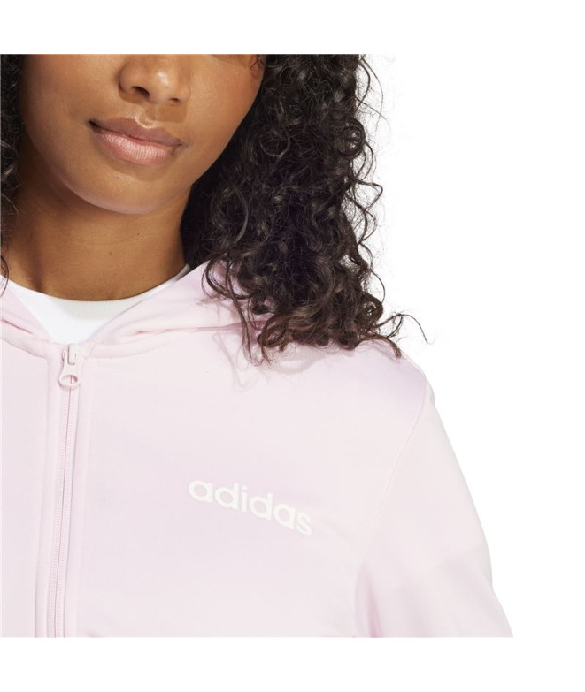 Fato de treino adidas Linear Ts Mulher Rosa
