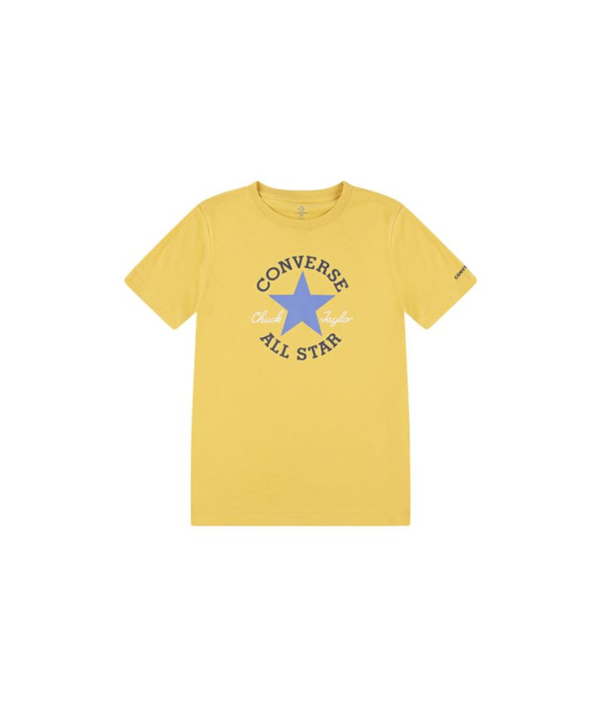 Camiseta Converse Cnvb Dissected Chuck Patch Ss Niño Amarillo