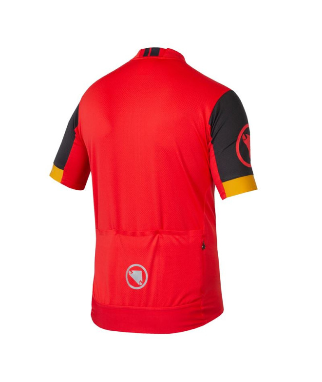 T-shirt de Cyclisme Endura Fs260 S/S Homme Rouge