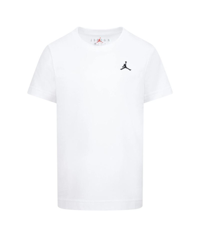 Camiseta Jordan Jdb Jumpman Air Emb Niño Blanco