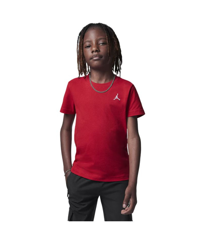 Camiseta Jordan Jdb Jumpman Air Emb Niño Rojo