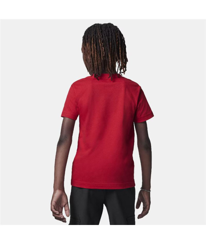 Camiseta Jordan Jdb Jumpman Air Emb Niño Rojo