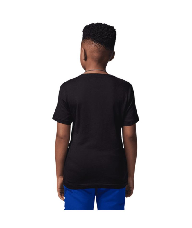 Camiseta Jordan Jdb Bball Fire Ss Infantil Negro