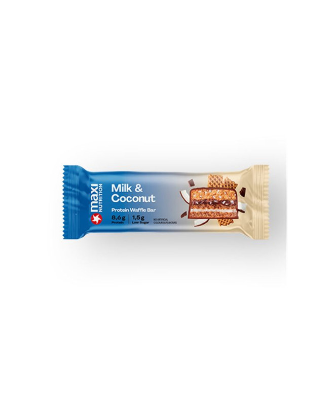 Barrita Maxi Nutrition Milky Waffle Protein Bar Coconut 40 g