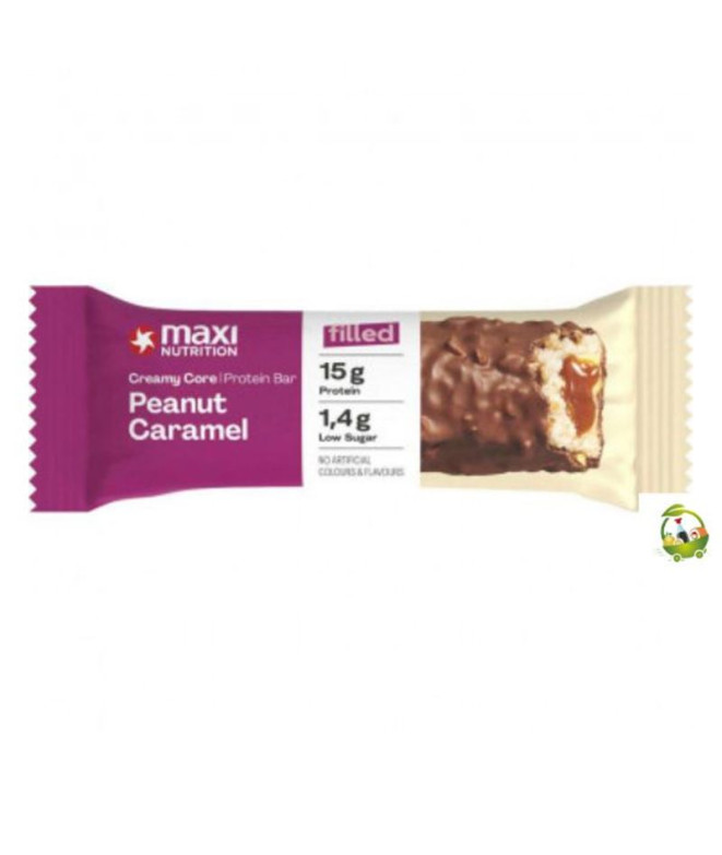 Barrita de Proteinas Maxi Nutrition Creamy Core Caramelo y Cacahuete 45g