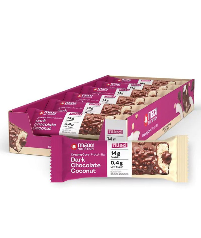 Barrita Maxxi Nutrition Creamy Core Bars Dark Chocolate Coconut 45g