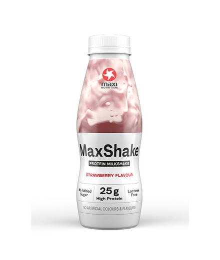Bebida Max Nutrition Shake Protein Milkshake Morango, 330 ml