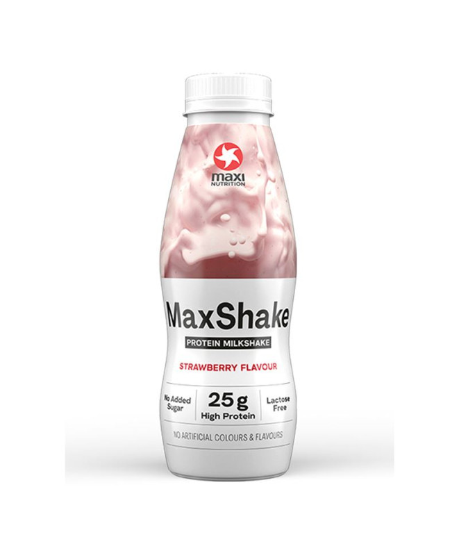 Bebida Max Nutrition Shake Protein Milkshake Strawberry, 330 ml