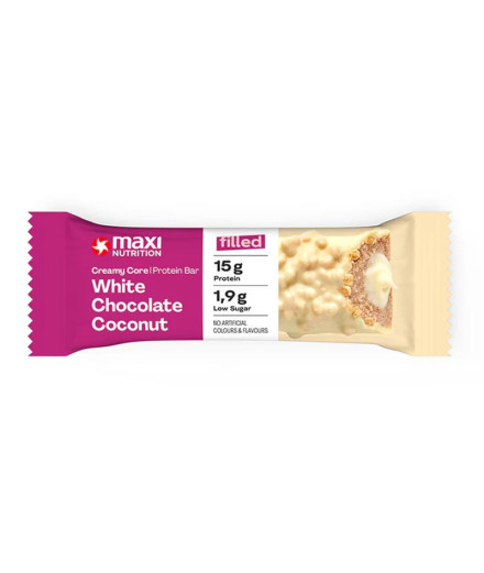Barrita Maxxi Nutrition Creamy Core Protein Bar Chocolate... Barrita Maxxi Nutrition Creamy Core Protein Bar Chocolate...