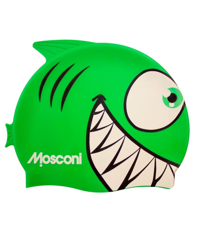 Gorro de Natación Mosconi Shark Verde Infantil