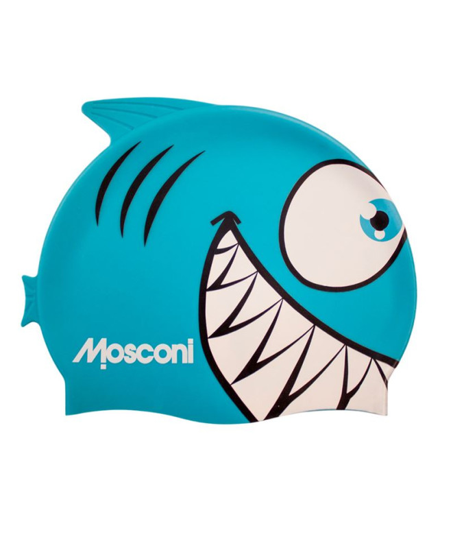 Gorro de Natación Mosconi Shark Azul Infantil