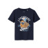 Camiseta nomeie como Nmmvux Infantil Azul Tiger