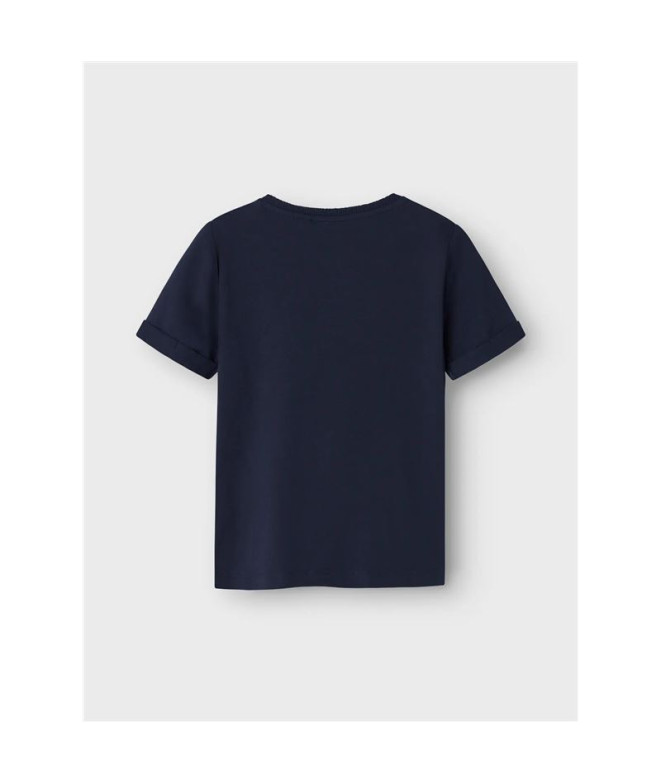 T-shirt nommez-le Nmmvux Enfant Bleu Tiger