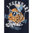 Camiseta nomeie como Nmmvux Infantil Azul Tiger