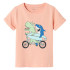 Camiseta name it Nmmvux Infantil Peach Pearl