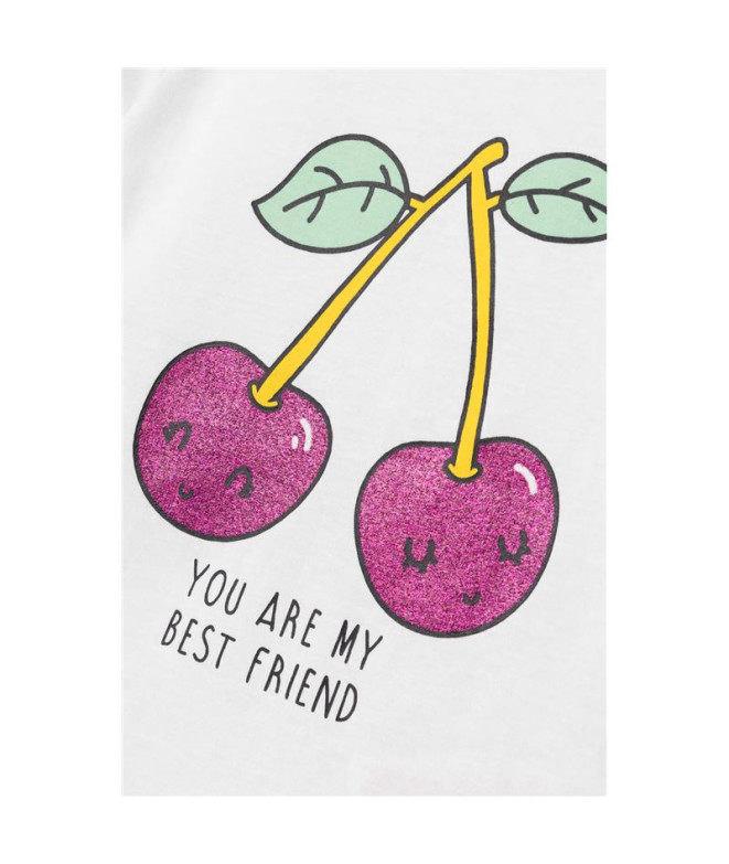 T-shirt nommez-le Nmfvibeke Capsl Fille Bright...