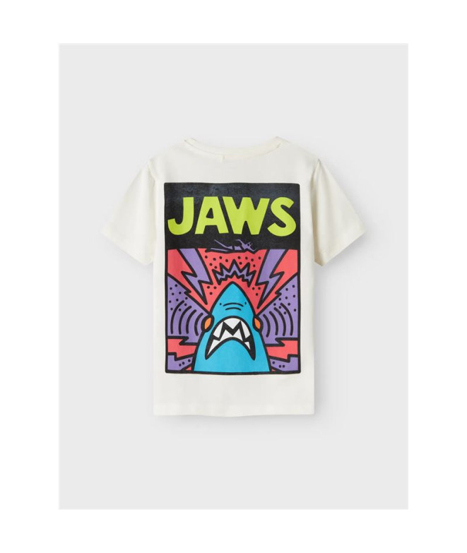 Camiseta nomeie-a Nkmmakai Jaws Nreg Box Sky...