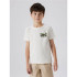 Camiseta nomeie-a Nkmmakai Jaws Nreg Box Sky Menino Cloud Dancer
