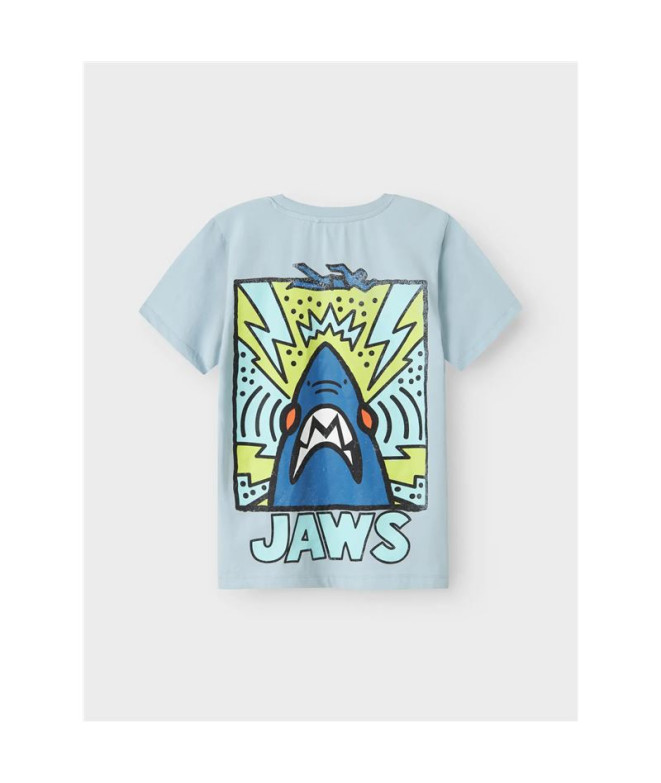 Camiseta nomeie-a Nkmmakai Jaws Nreg Box Sky...