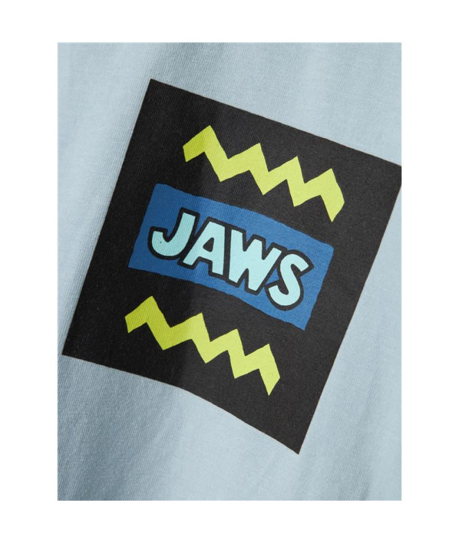 Camiseta nomeie-a Nkmmakai Jaws Nreg Box Sky...